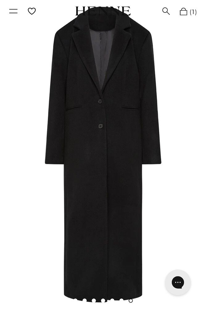 Henne Marcella Coat - Black