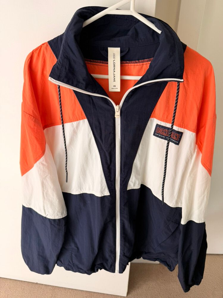 Lorna Jane Orange Colour Block Jacket