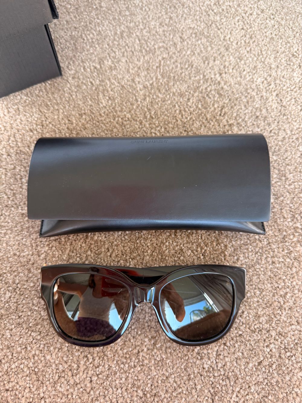 Saint Laurent SL M95/F Black Sunglasses