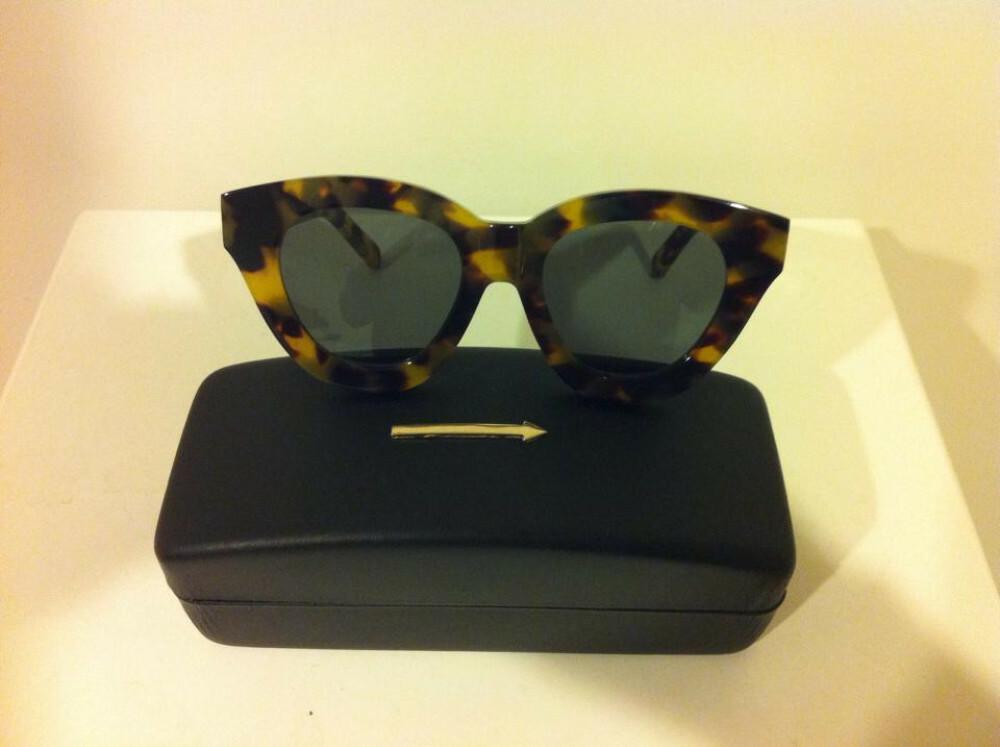 Karen Walker Anytime Tortoise sunglasses on Designer Wardrobe display picture 1