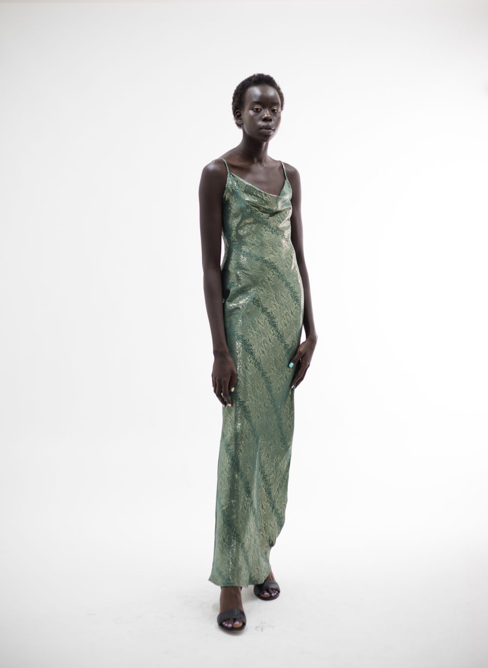 slim fit dress slacks Rat + Boa | Delphine Dress - Green main image 1