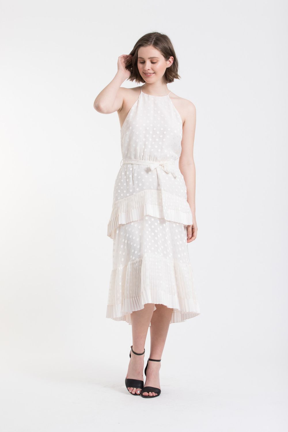 strapless open back dress Grecian Goddess Dress
