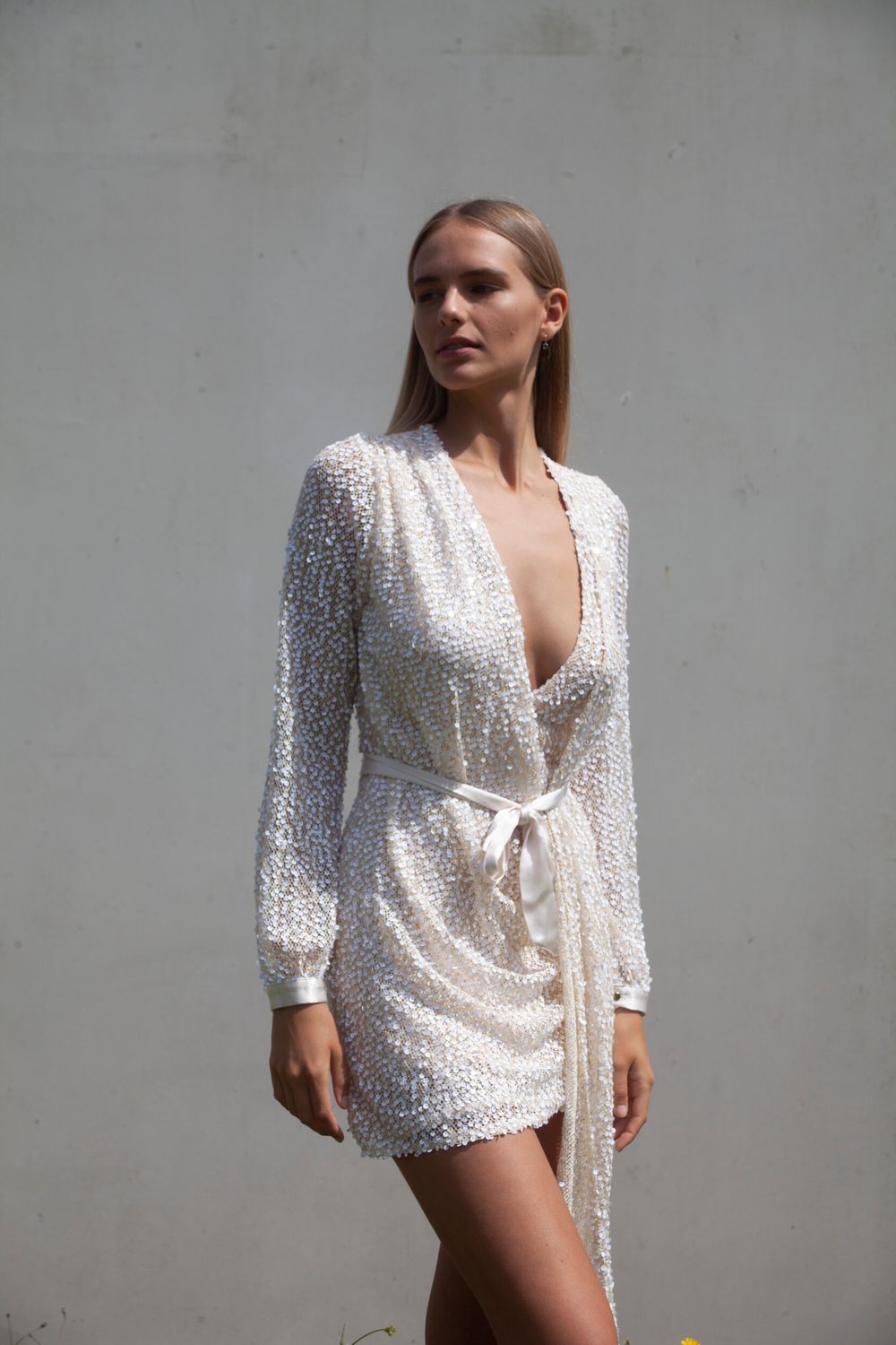 white christmas dresses QUEST CUTOUT DRESS – W I N O N A main image 1