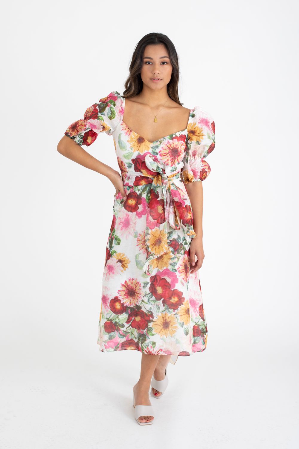 talulah garland midi dress Talulah Garland Midi Dress Print Size 6