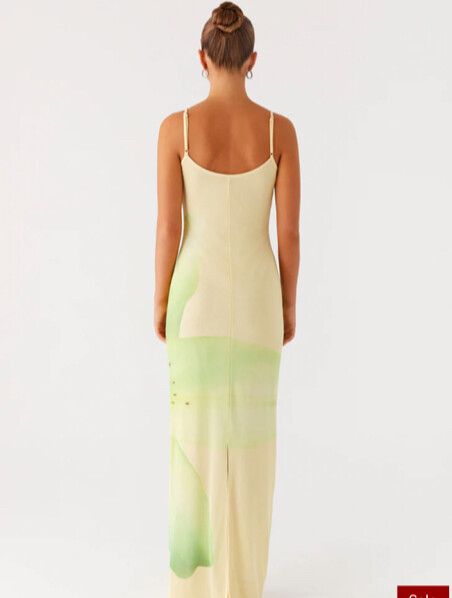 peppermayo mesh maxi dress