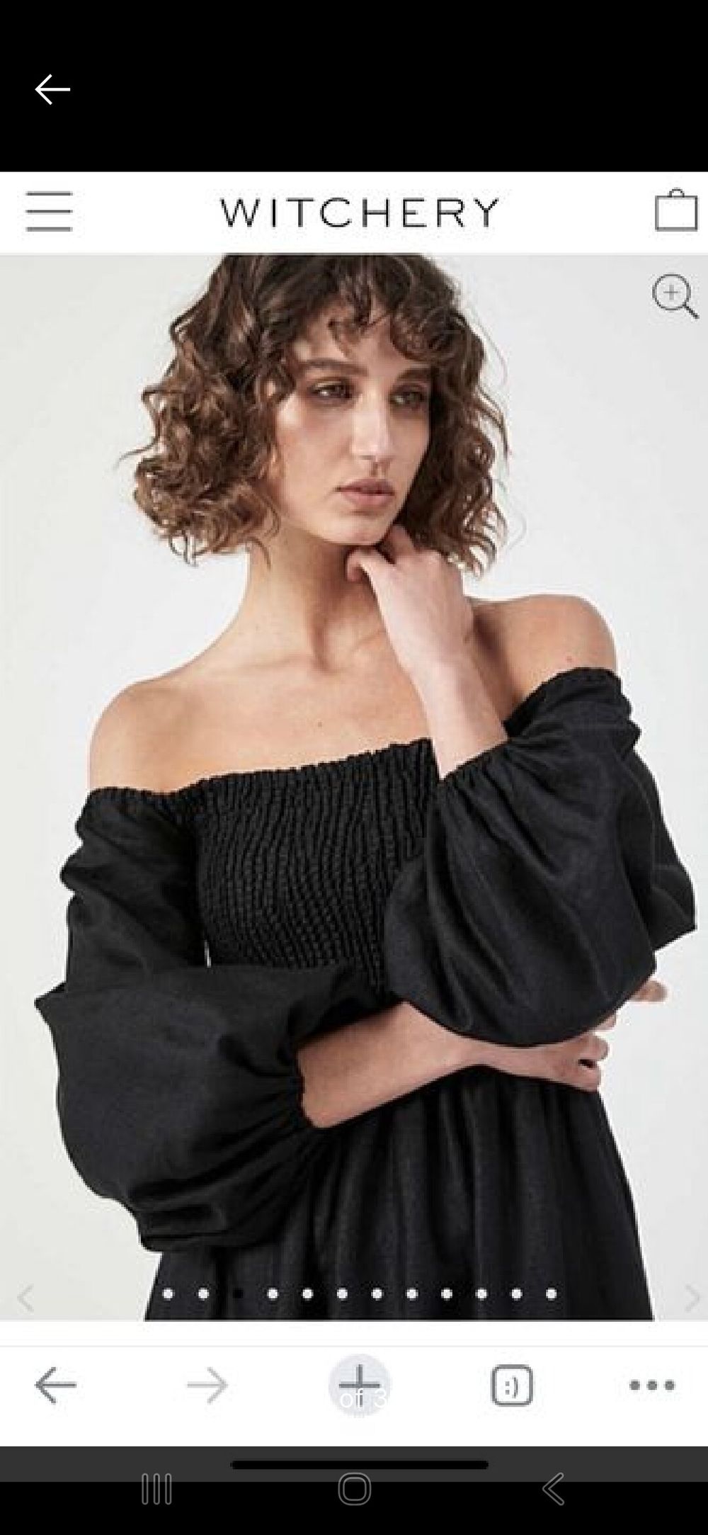 chinese dress ladies Adeline Dress in Linen XL Black by of Her Own Kind