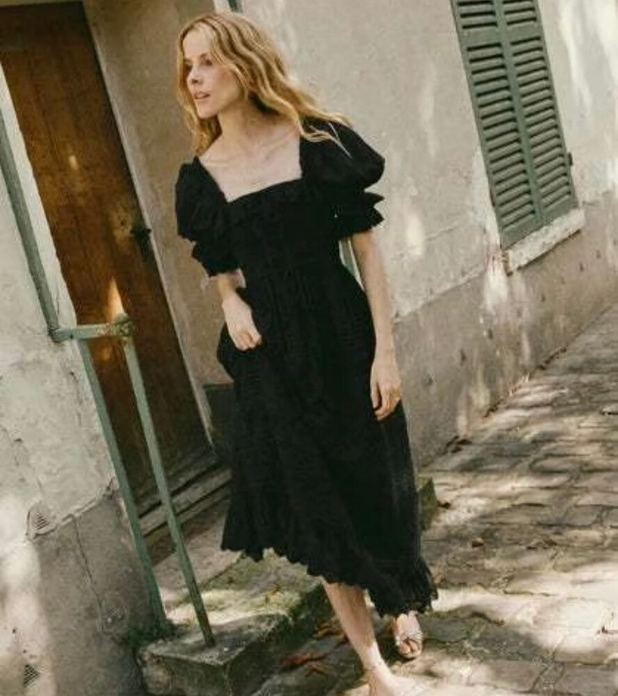 Doen - Doen Izabel Navy Maxi Dress Size L on Designer Wardrobe