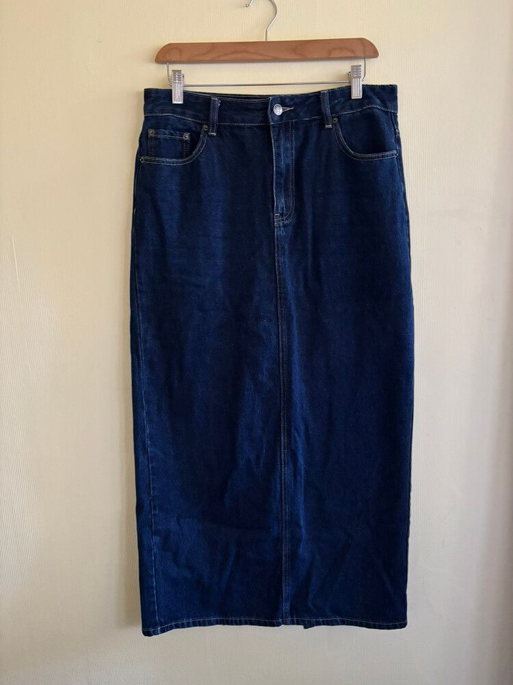Glassons Blue Denim Skirt Size 12