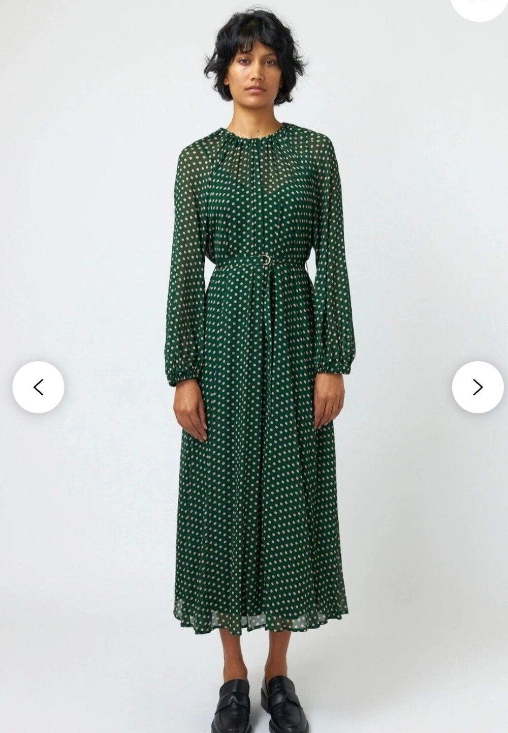 Kate Sylvester - Kate Sylvester Green Spot Dress on Designer Wardrobe