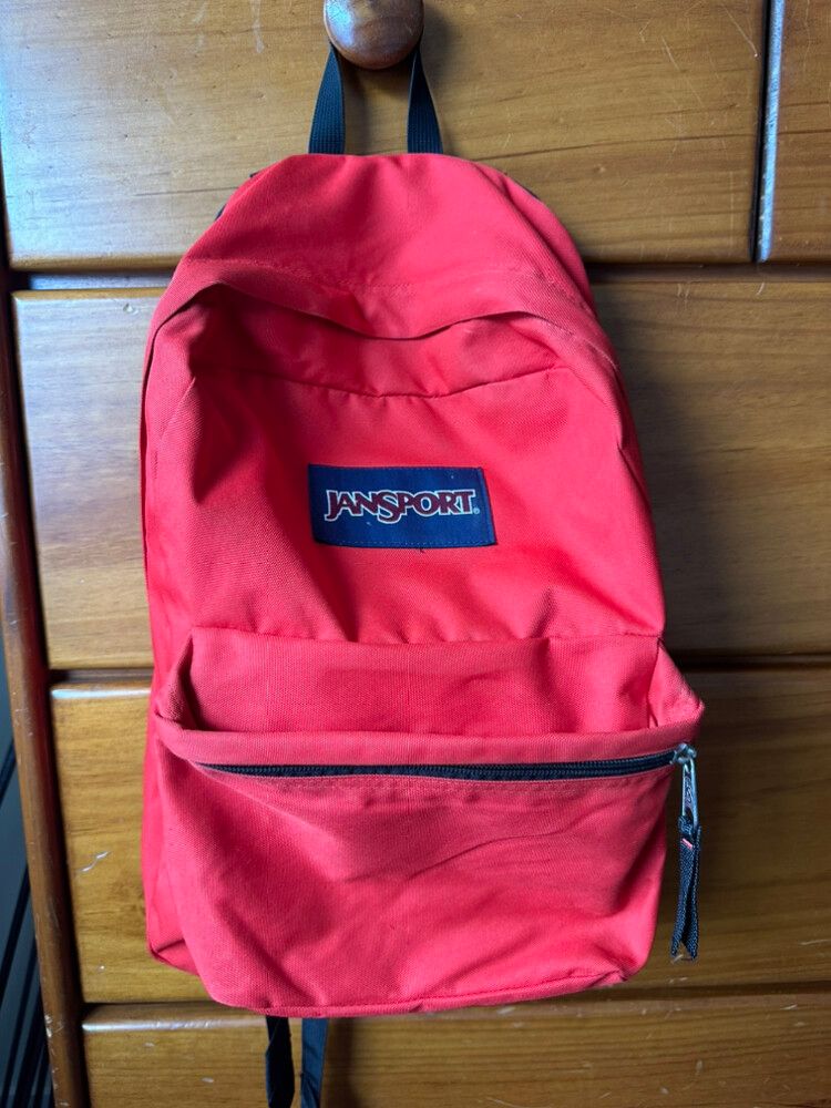 Jansport - Jansport Red Backpack on Designer Wardrobe