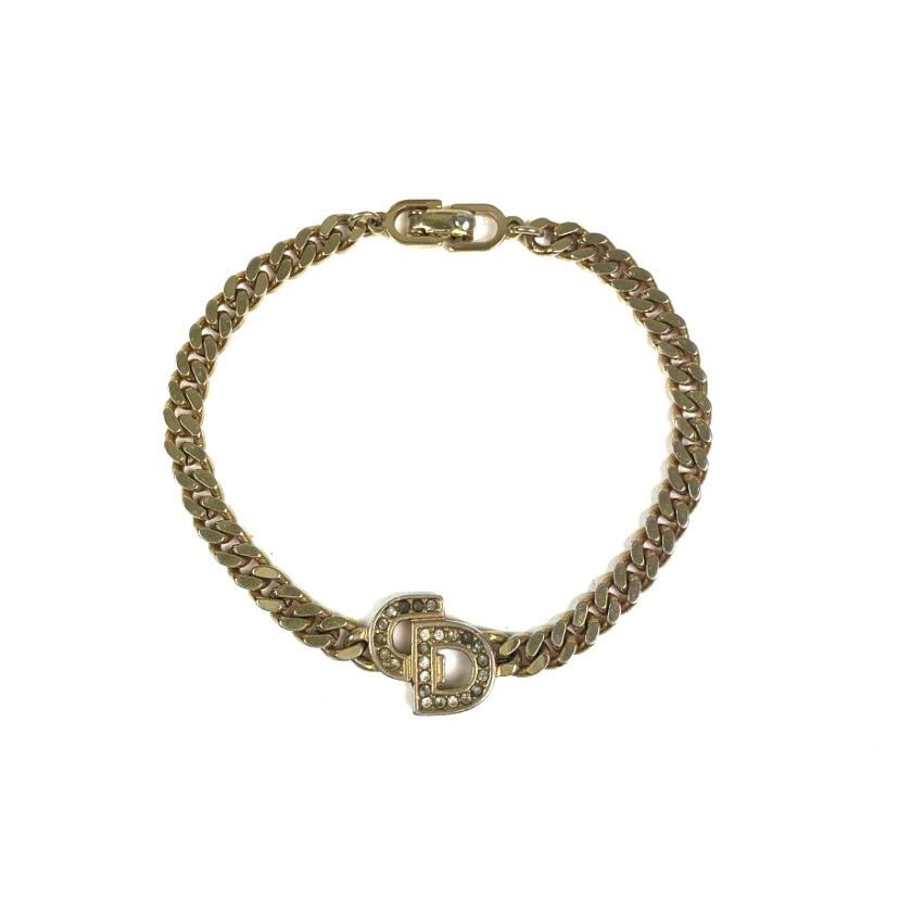 Vintage Christian Dior Gold Bracelet