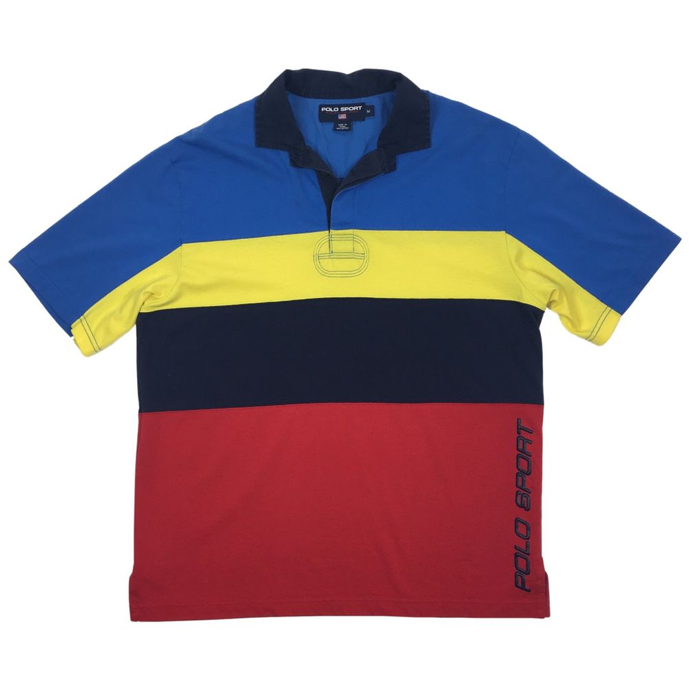 Vintage Polo Sport Colour Block Polo