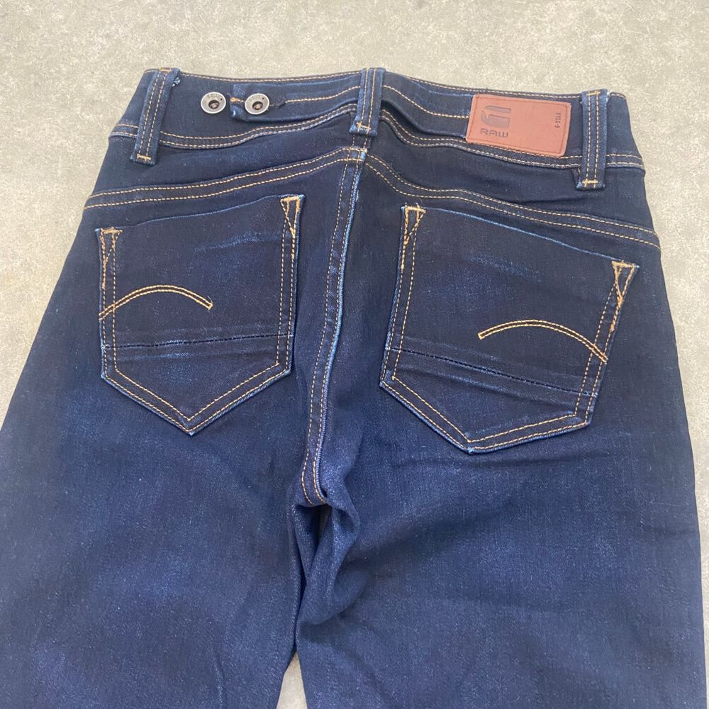 Y2K G-Star Raw Midge Saddle Mid Straight Women’s Denim Jeans W26 L32