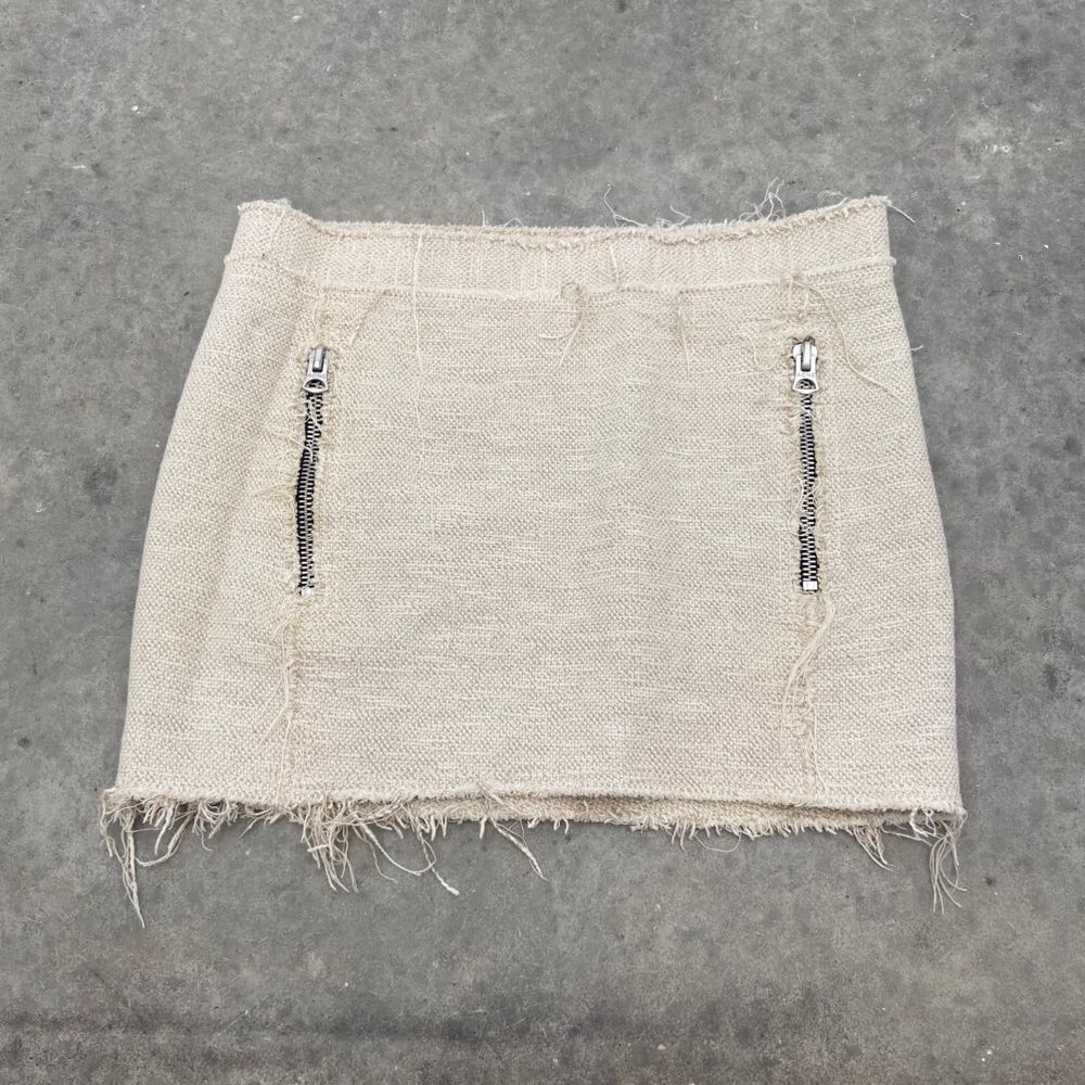 Rare Archival Acne Studios Icon Rustic Tweed Mini Skirt