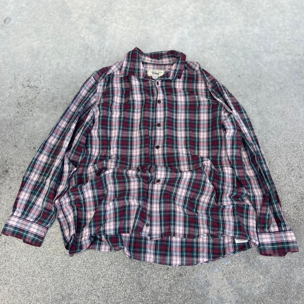 Y2K Vintage Plaid Shirt Size XL