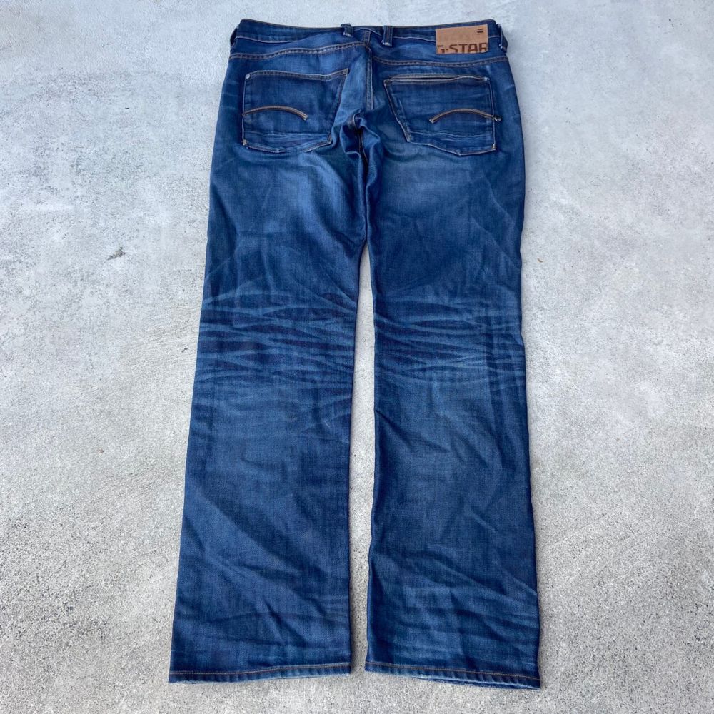 Y2K G-Star Raw Relaxed Fit Distressed Denim Jeans W34 L32 Measurements in photos General used condition. Distressing/wear from use throughout. No major flaws Please examine images closely for details  SKU: 1003102