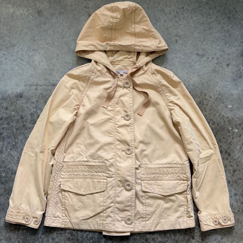 Y2K Gap Hooded Cream Jacket