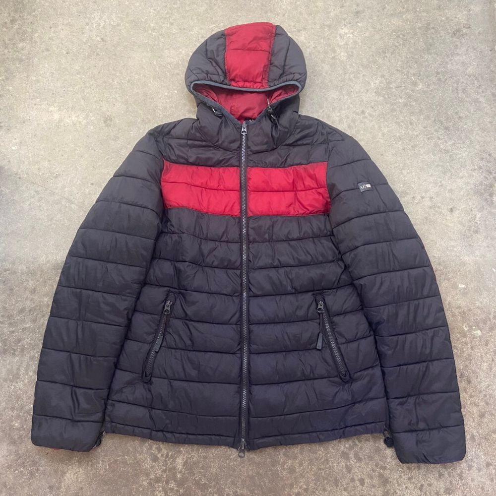 Y2K Armani Jeans Reversible Puffer Jacket