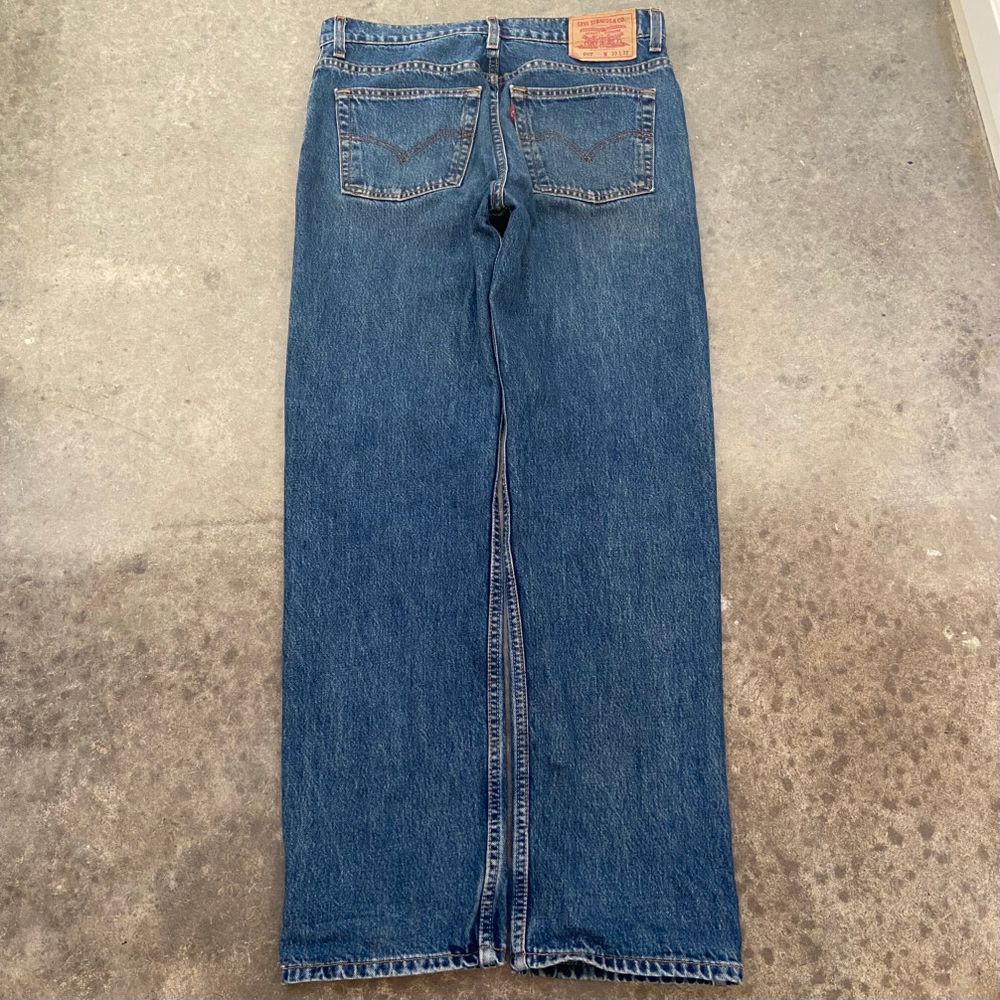Y2K Levi’s Red Tab 607 “Regular Straight” Denim Jeans W33 L32