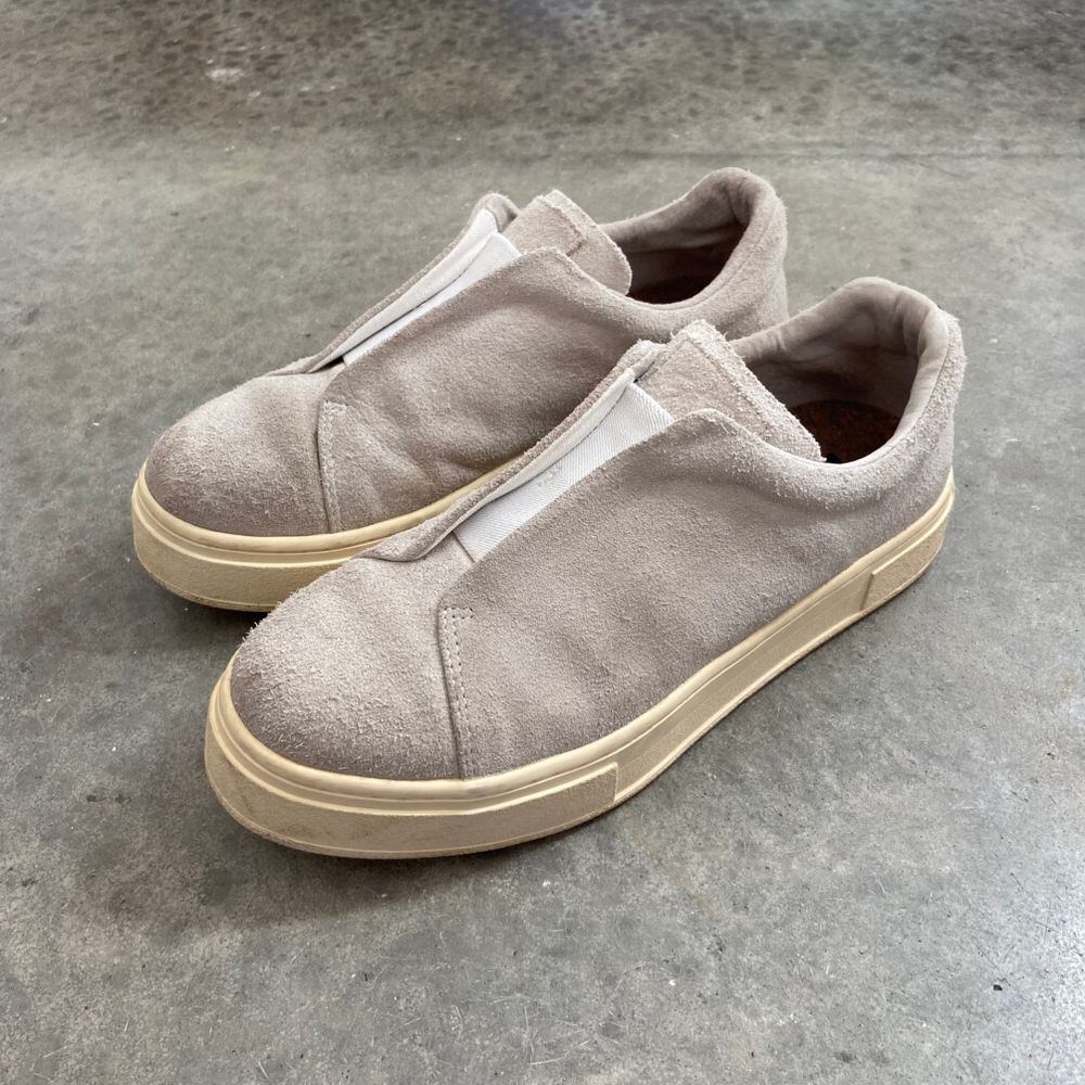 Eytys Doja S-O Suede Slip-On Sneakers Size 10us