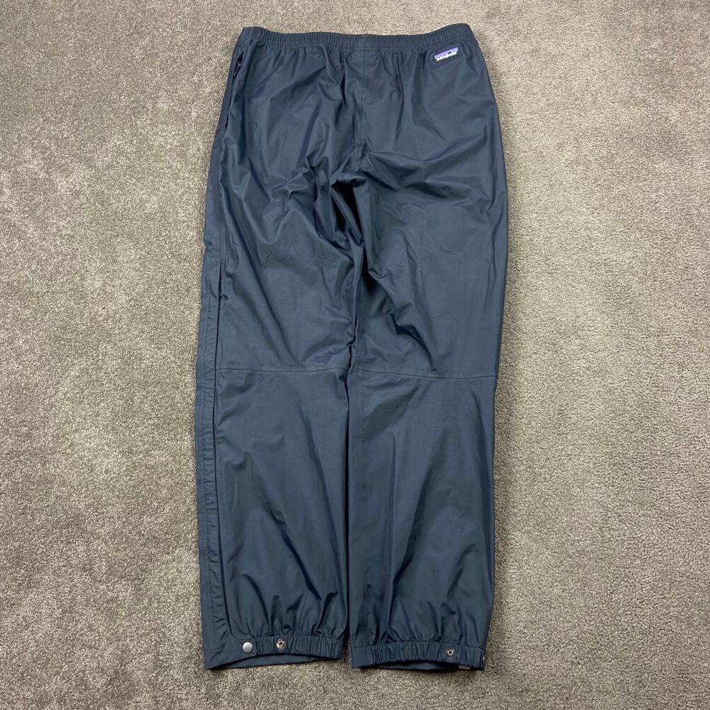Patagonia H2No Black Logo Gorpcore Wetweather Pants Size L