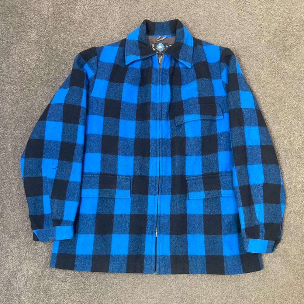 Swanndri 100% Pure Wool Woolmark Zip-Up Jacket XOS
