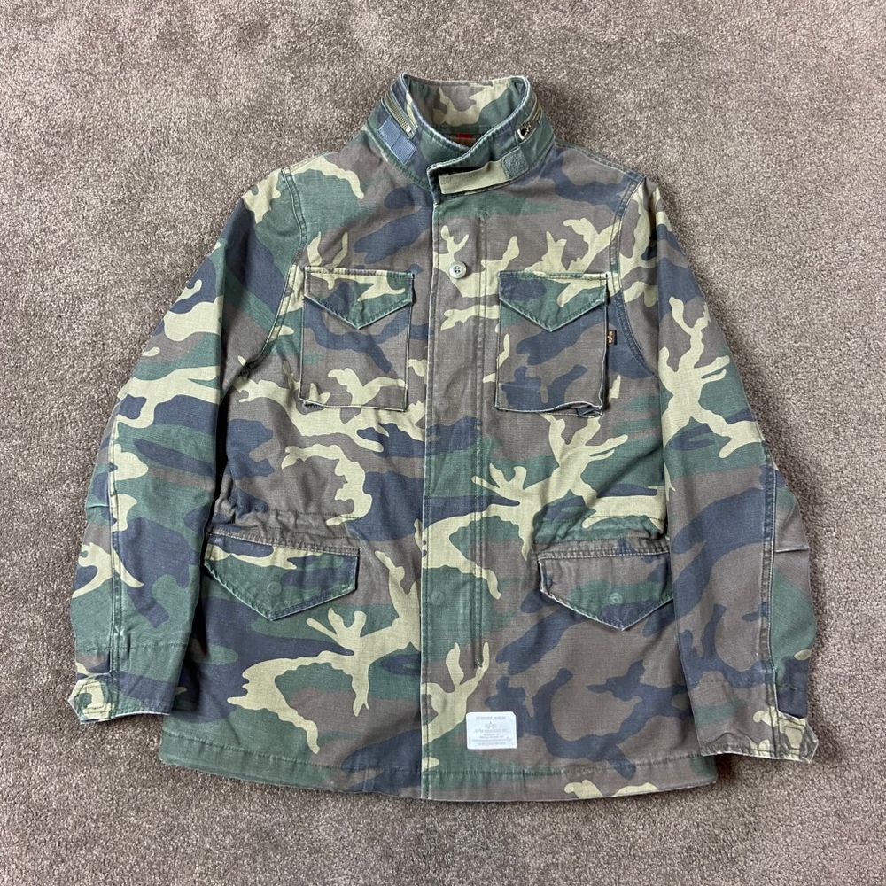Alpha Industries M65 Woodland Camo Field Jacket