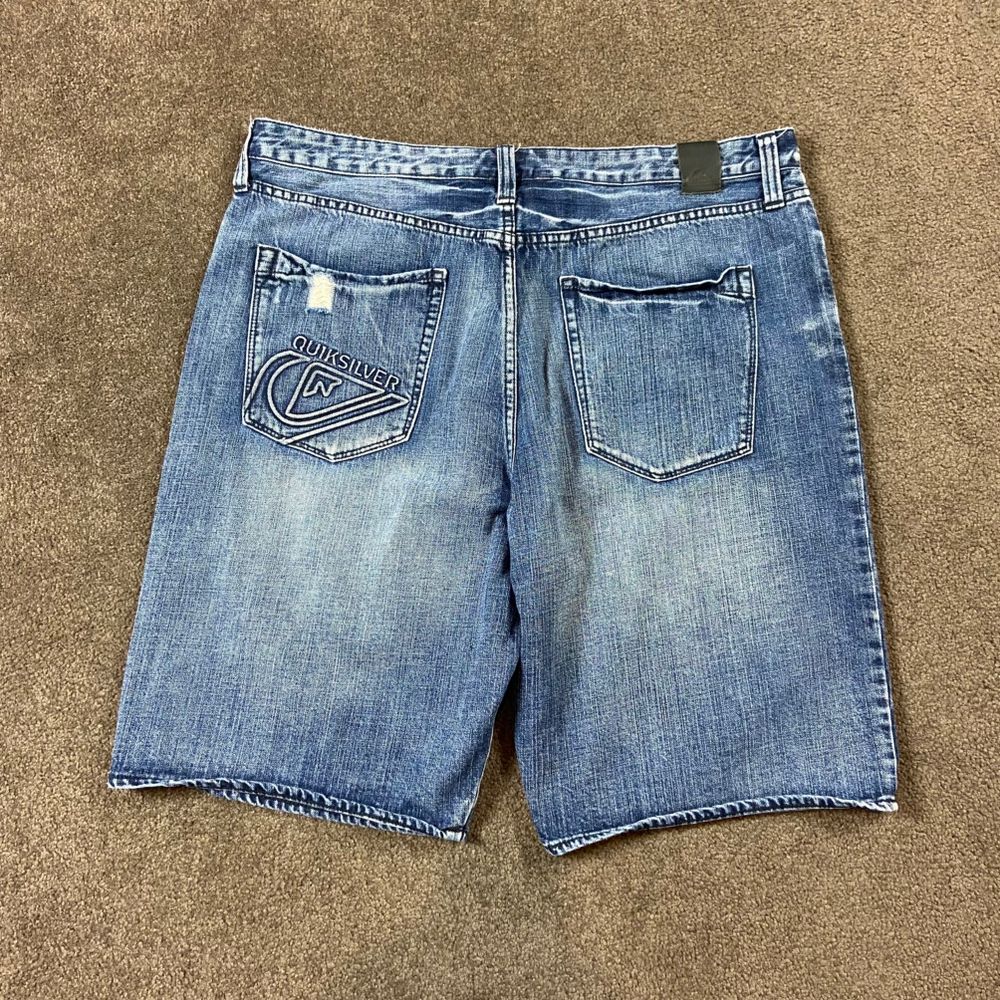 Y2K Quiksilver Relaxed Fit Baggy Denim Shorts / Jorts