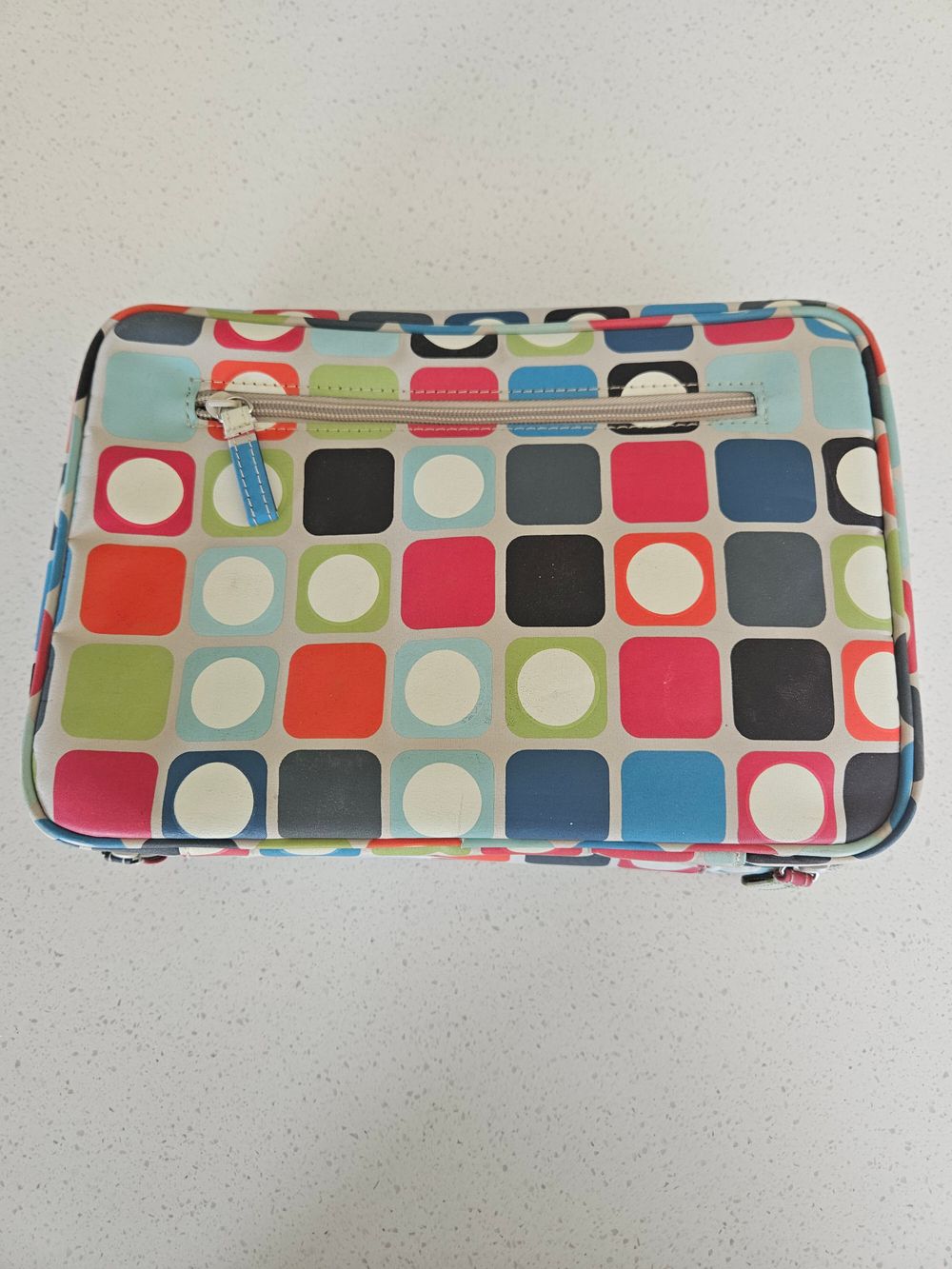 Uchi Multi Coloured Geometric Print Travel Bag