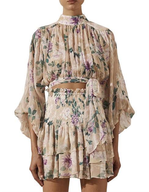 Shona Joy Donatella Cropped Blouse