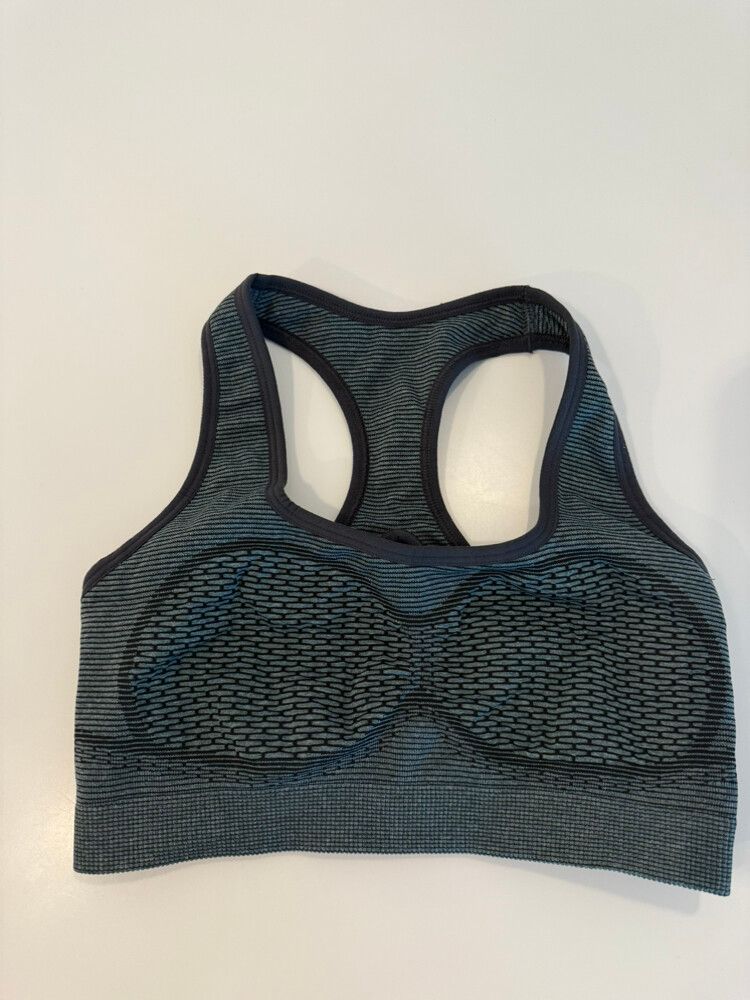 Gymshark Blue Patterned Sports Bra
