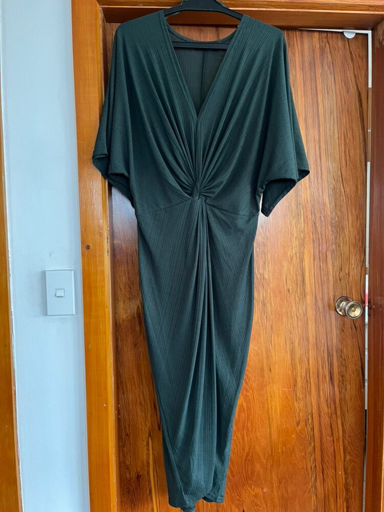 Pagani Green Midi Dress