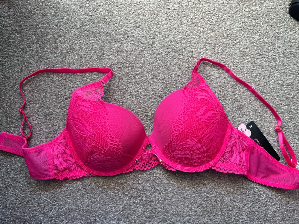 Perfects Pink Push Up Lace Bra