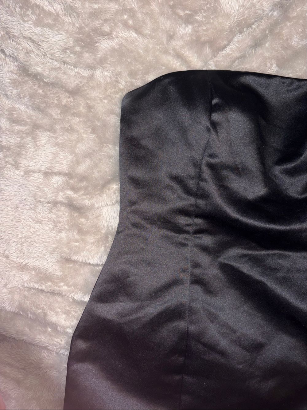 Prague Black Strapless Dress