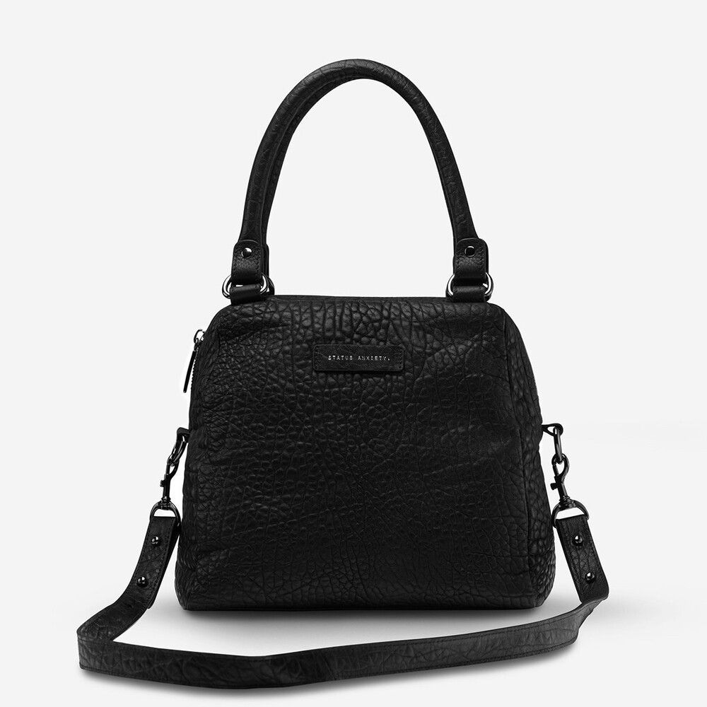 Status Anxiety Last Mountains, Black Bubble Bag