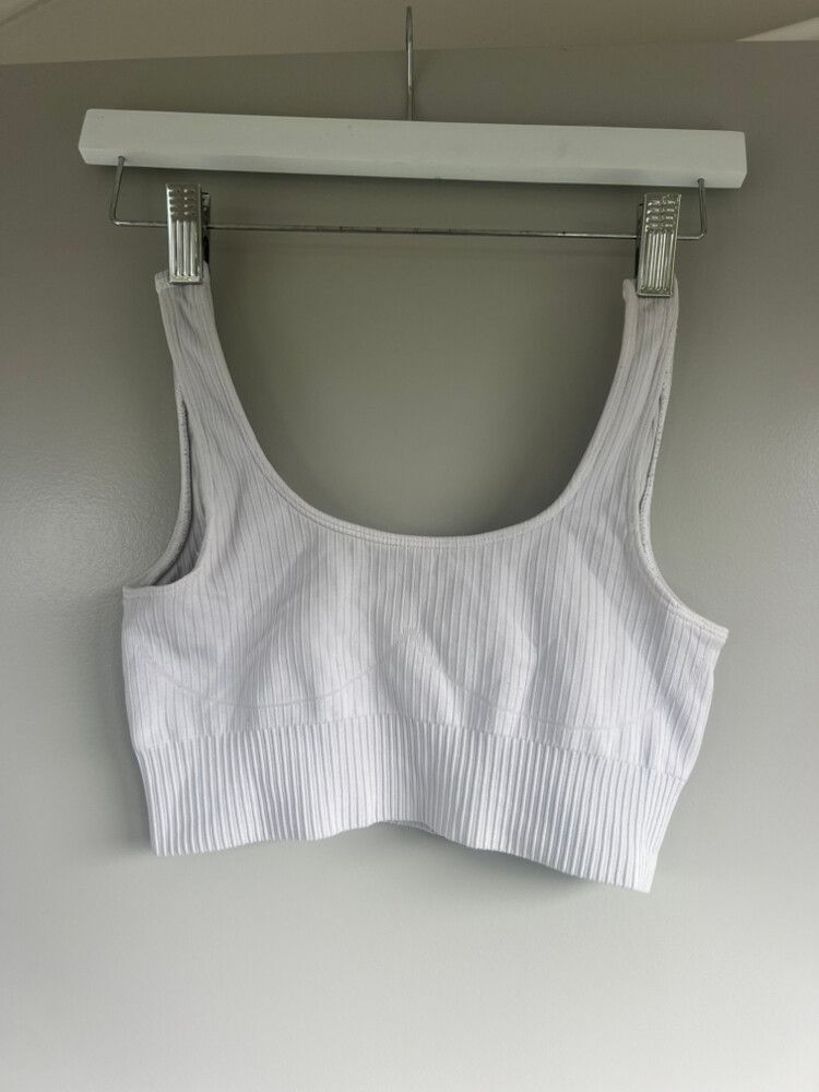 Aimn Ribbed Sports Bra