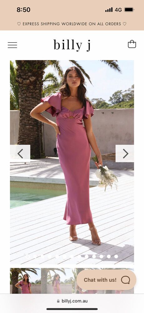 Billy J Boutique - Carmen Midi Dress on Designer Wardrobe