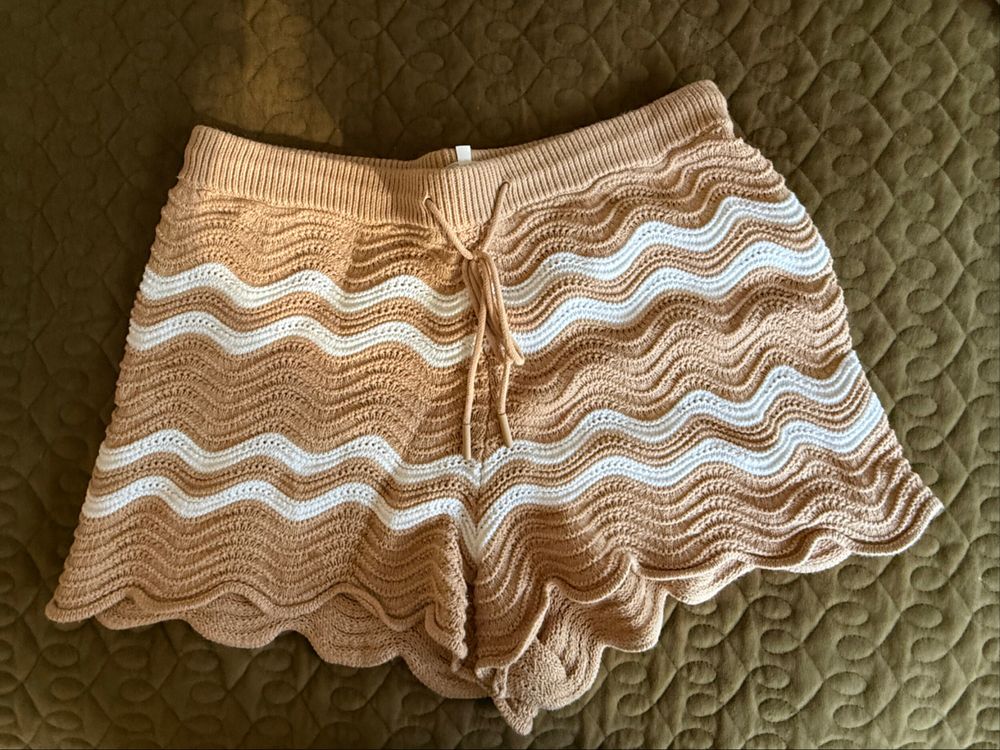 Seed Heritage Beige Knit Shorts