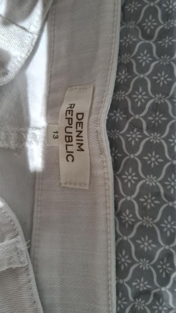 Denim Republic White Pants