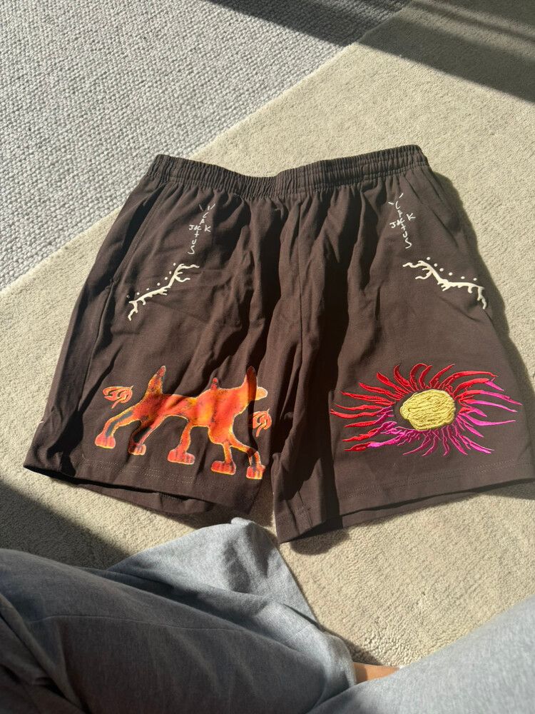 Cactus Jack Brown Shorts travis Scott