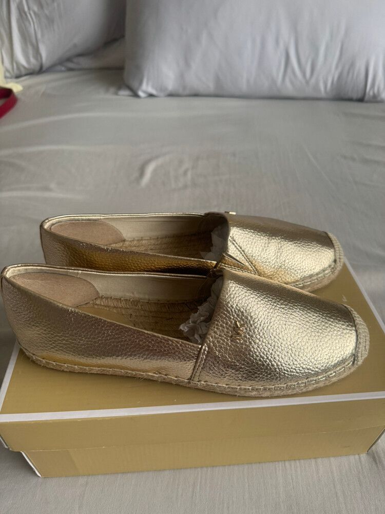 MK Espadrille- deCluterring. Impulse Buy, Never Been Used. Bought Two With Different Designs For An Overseas Trip. Ended Only Needing Only One