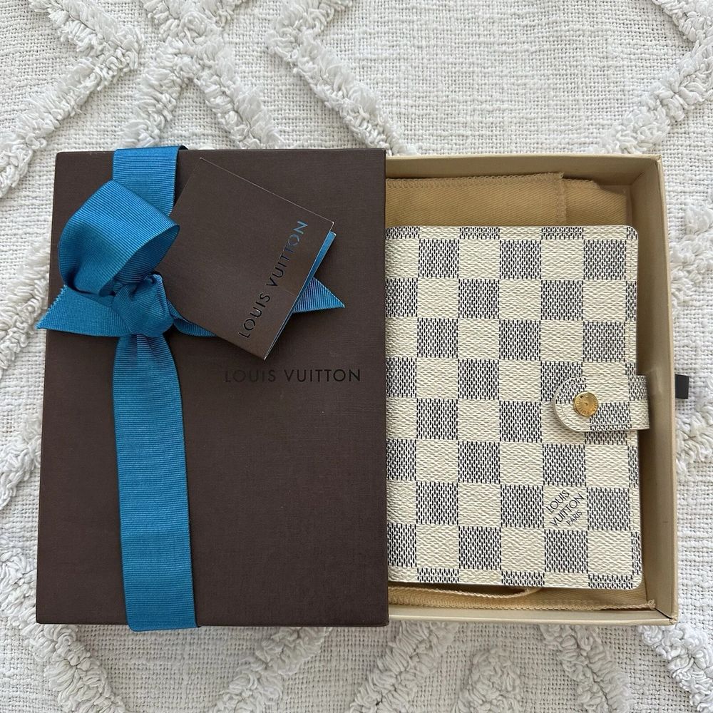 Louis Vuitton LV Small Ring Agenda Azur Print CA0181