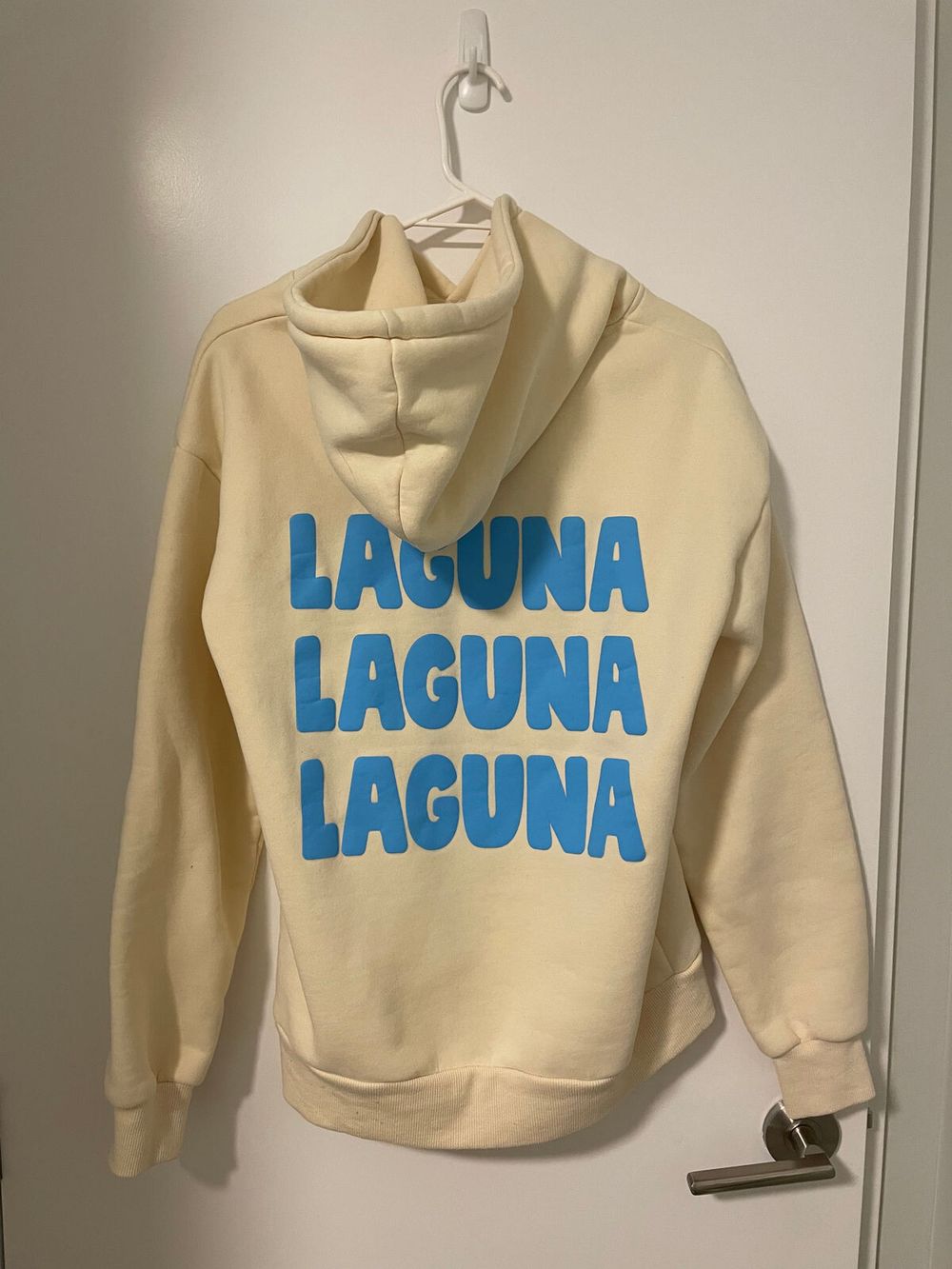 beige hoodie