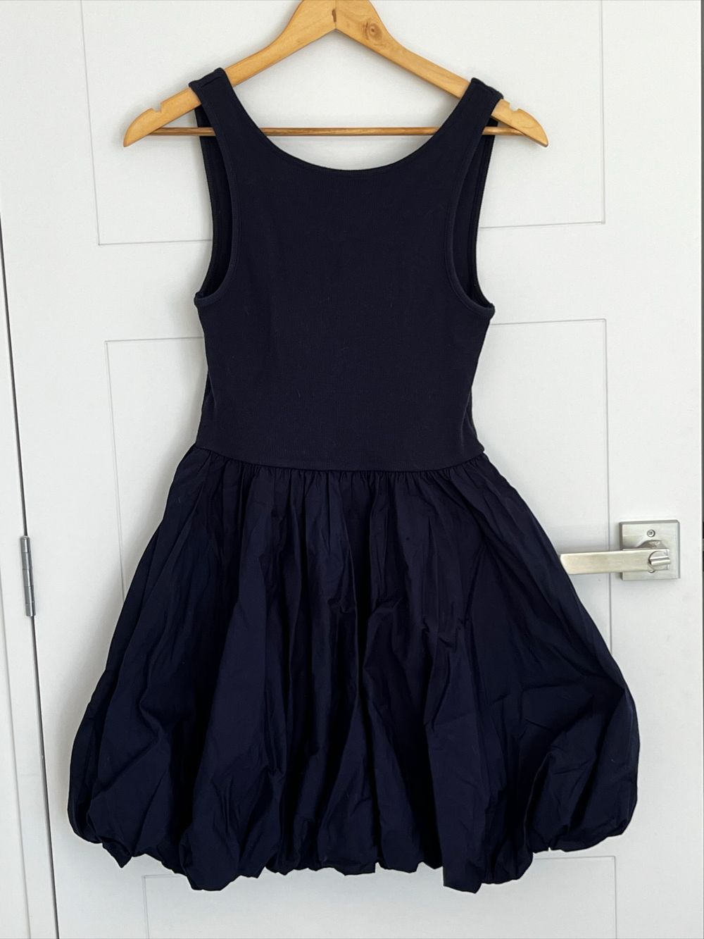 Bubble hem mini dress