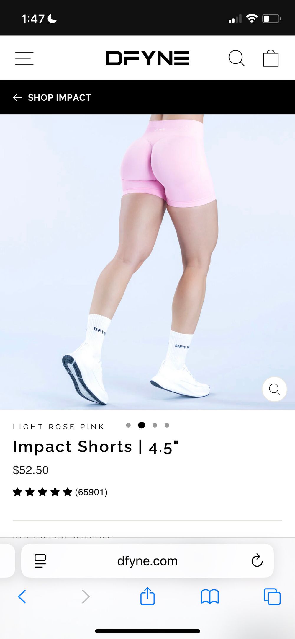 Dfyne Pink Impact Shorts
