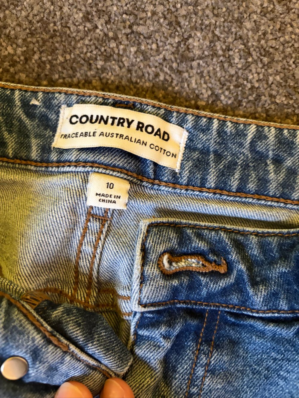 Country Road Blue Straight Leg Jeans