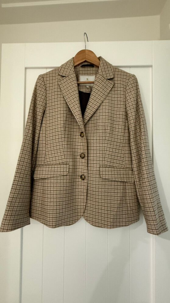 House of Bruar Checkered Blazer | 100% Cashmere
