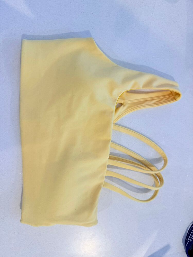 LSKD Yellow Galvanise Sports Bra 2.0