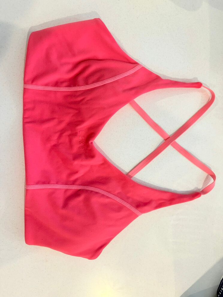 LSKD Pink Stellar Sports Bra