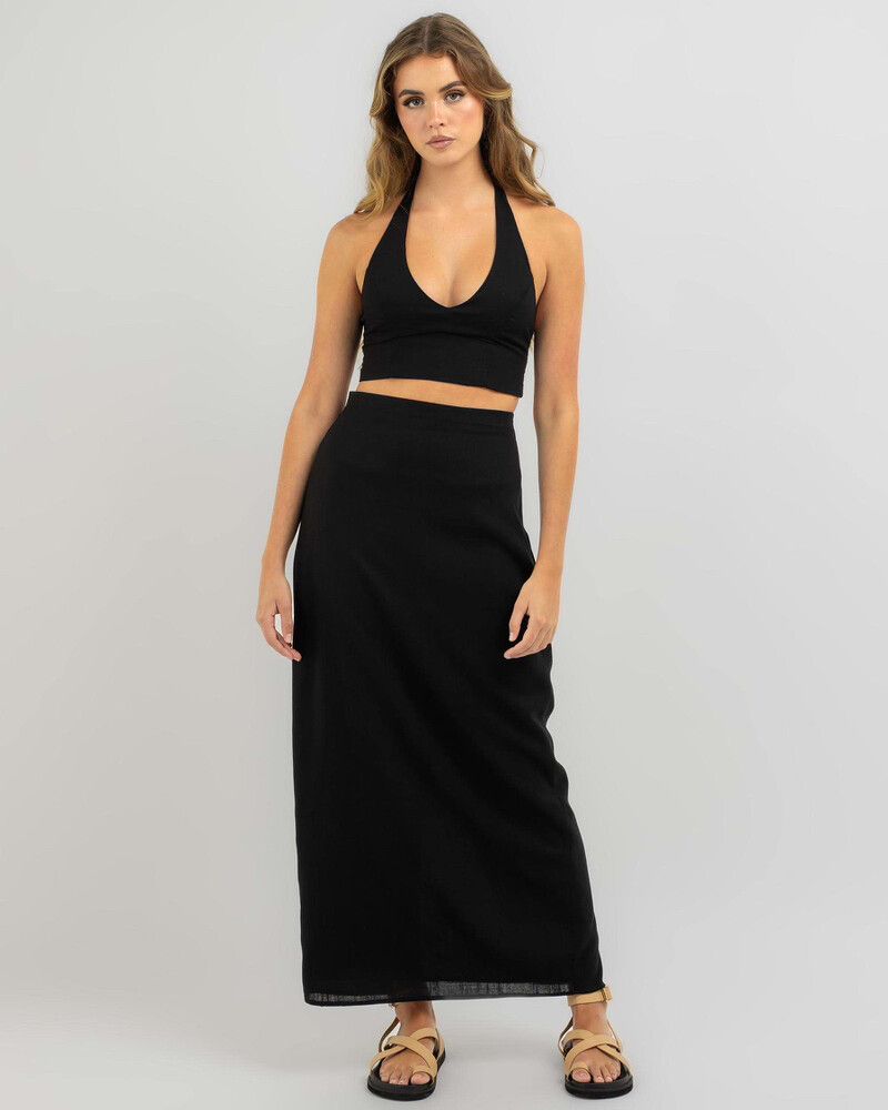 Maxi skirt black